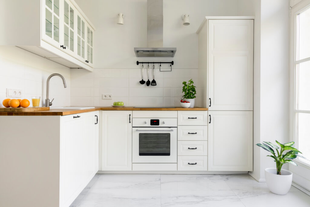 Bright, clean kitchen